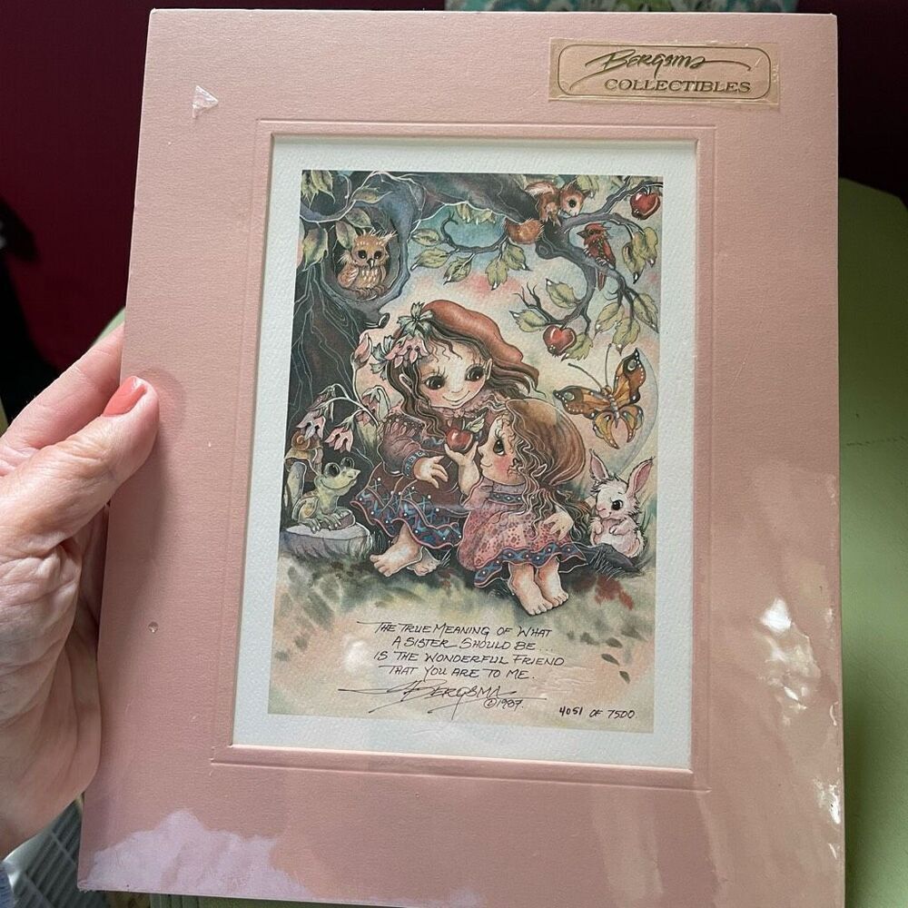 Artist Jody Bergsma  “ The True Meaning of What a Sister should be”. Dream Keepe